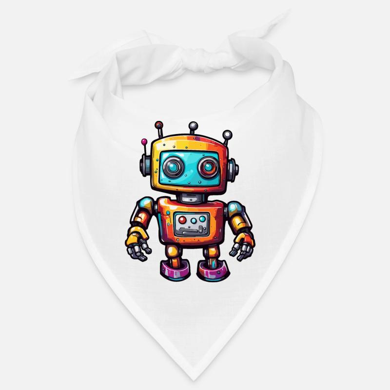 Robot / Machine / AI / Technology / Mechanics Bandana