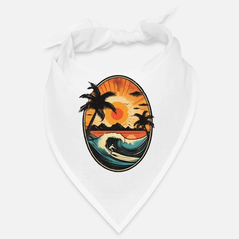 surf plage palmier soleil vacances Bandana