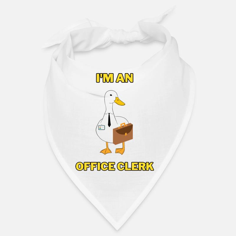 Je suis commis de bureau | Canard dans une suite Bandana