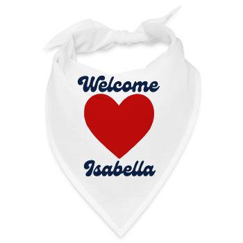 Isabella welcome - Bandana - Weiß - Vorne