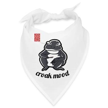 Hatsomoto Croak Mood Frog - Bandana - Weiß - Vorne