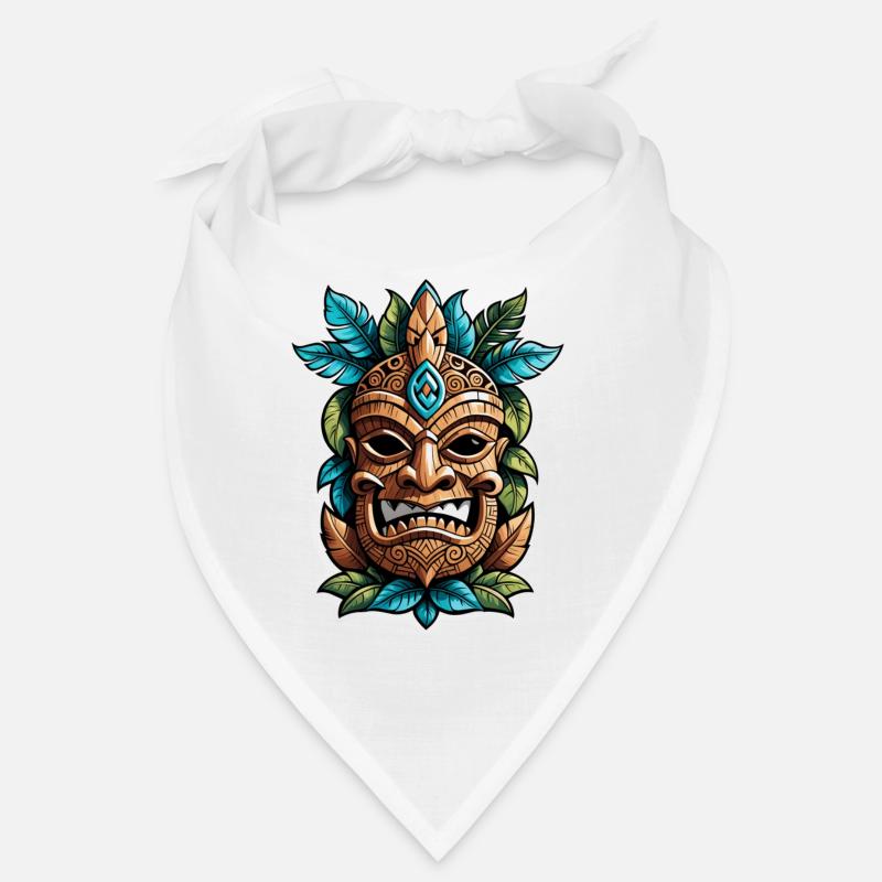 tiki beach - statue polynèsie Bandana