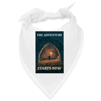 Dein Abenteuer! - Bandana - Weiß - Vorne