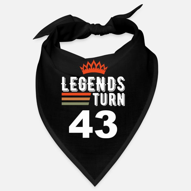 Legenden werden 43, 43 Geburtstag Bandana