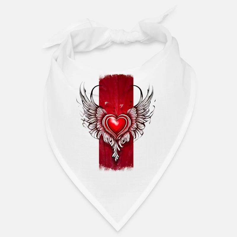 Seraphic Affection: Winged Heart Bandana