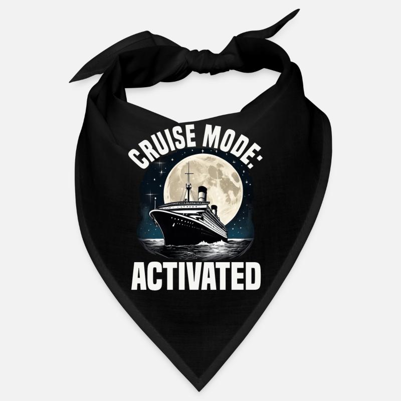 Cruise Mode Activated Cruise Ship Vacation Group Bandana