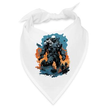 Apocalypse / Weltuntergang / Zerstörung / Anarchie - Bandana - Weiß - Vorne