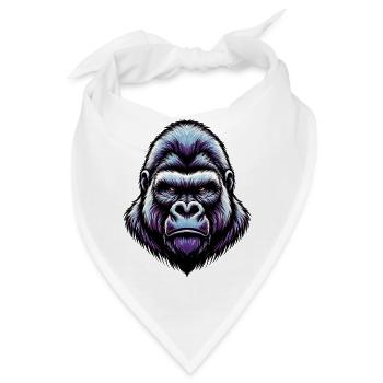 Gorilla - Bandana - Weiß - Vorne