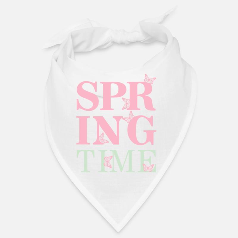 SpringTime - Enfin le printemps ! - Bandana - blanc