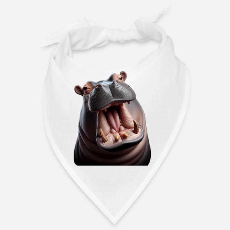 Nilpferd 2 Bandana
