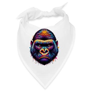 Gorilla - Bandana - Weiß - Vorne