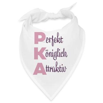 Perfekt Königlich Attraktiv - Bandana - Weiß - Vorne