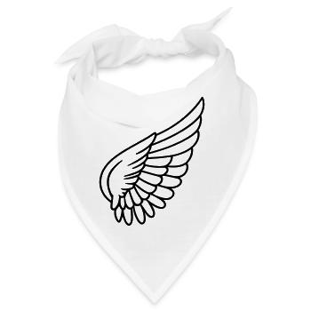 Engelsflügel - Bandana - Weiß - Vorne