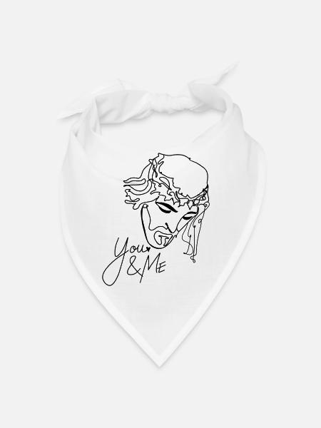 Jésus - Bandana - blanc - Devant