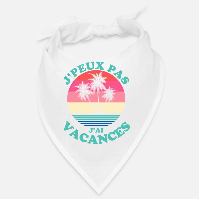 Vacances d'été - Bandana - blanc