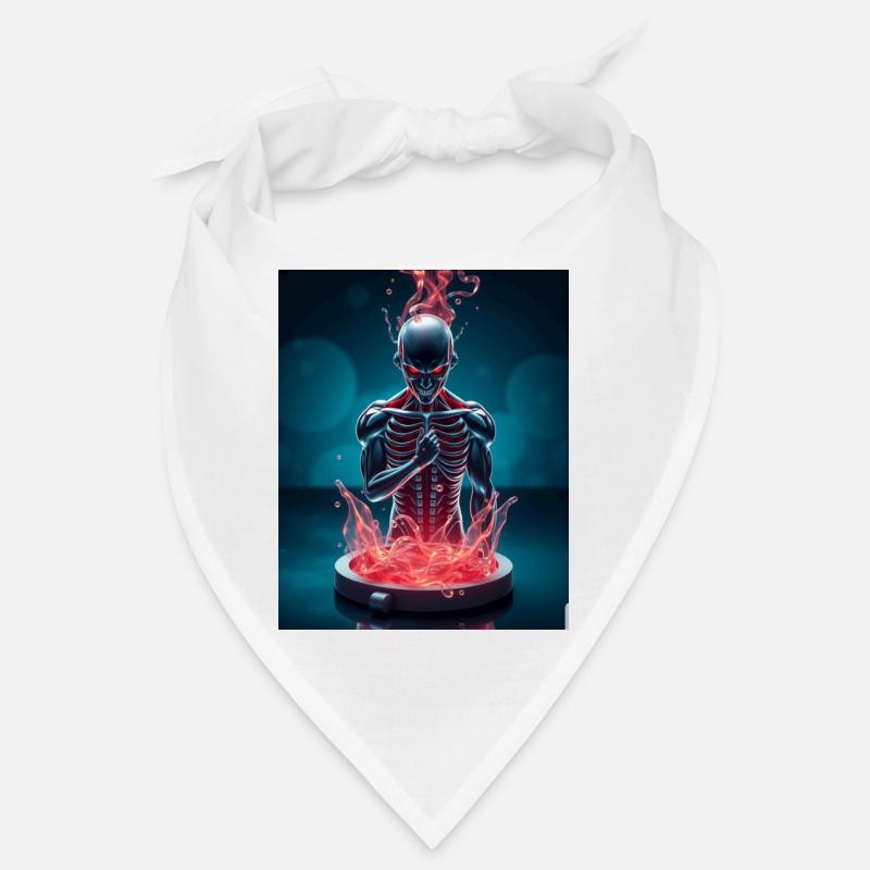 Diable - Bandana - blanc