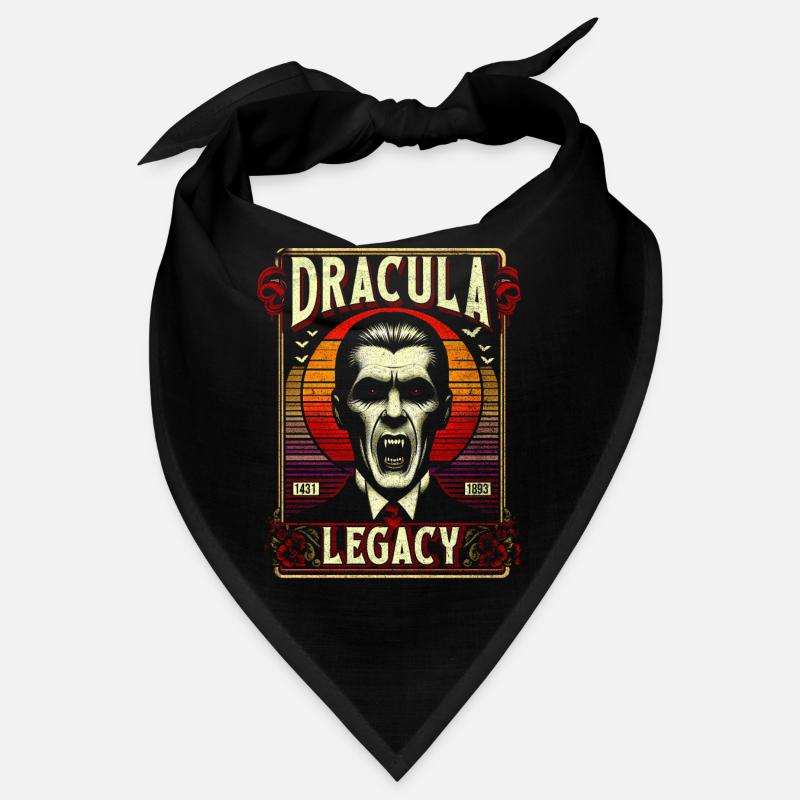 L’héritage de Dracula, Vampire monstre vintage classique Bandana