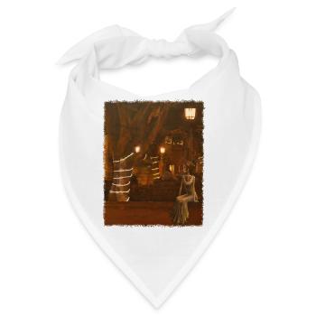 Nächtlicher Ausflug nach La Catrina - Bandana - Weiß - Vorne