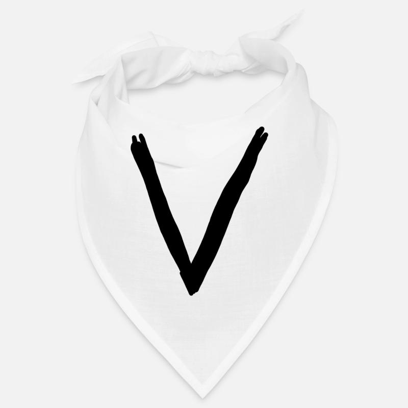 Buchstaben V Bandana