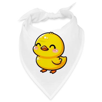 Ente Ente Ente Ente Ente - Bandana - Weiß - Vorne