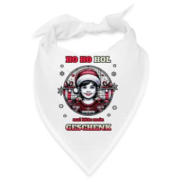 Kinder Beschenken - Bandana - Weiß - Vorne