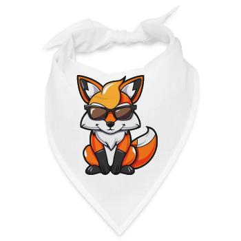 Fuchs Comic Cool - Bandana - Weiß - Vorne