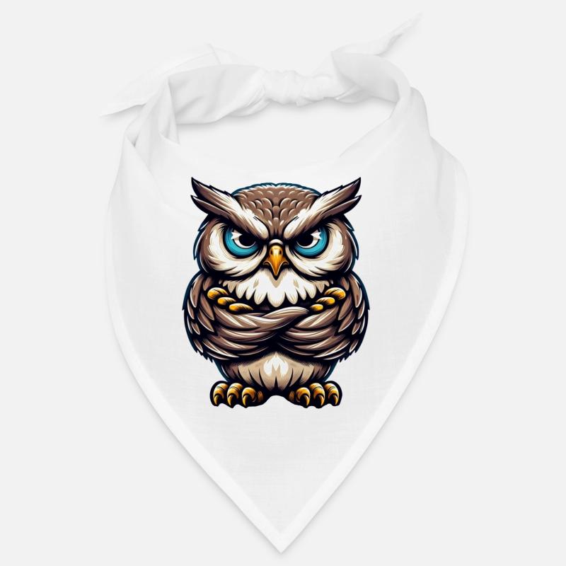 Grumpy Owl Bandana