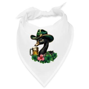 Ein Hauch von Irland - Bandana - Weiß - Vorne