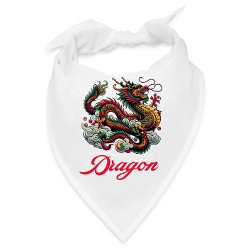 dragon china - Bandana - Weiß - Vorne