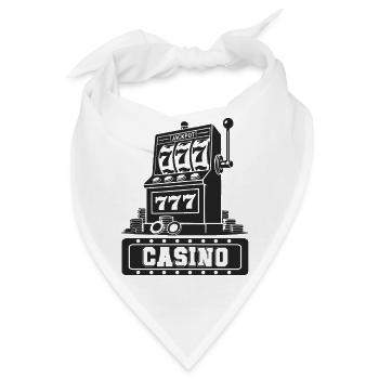 jackpot automat casino - Bandana - Weiß - Vorne