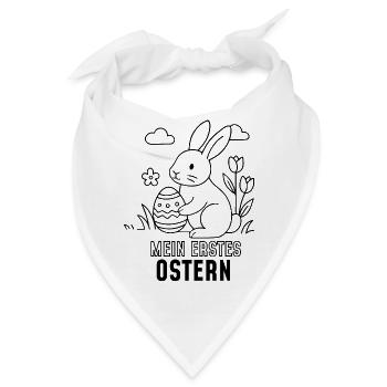 Mein erstes Ostern - Bandana - Weiß - Vorne