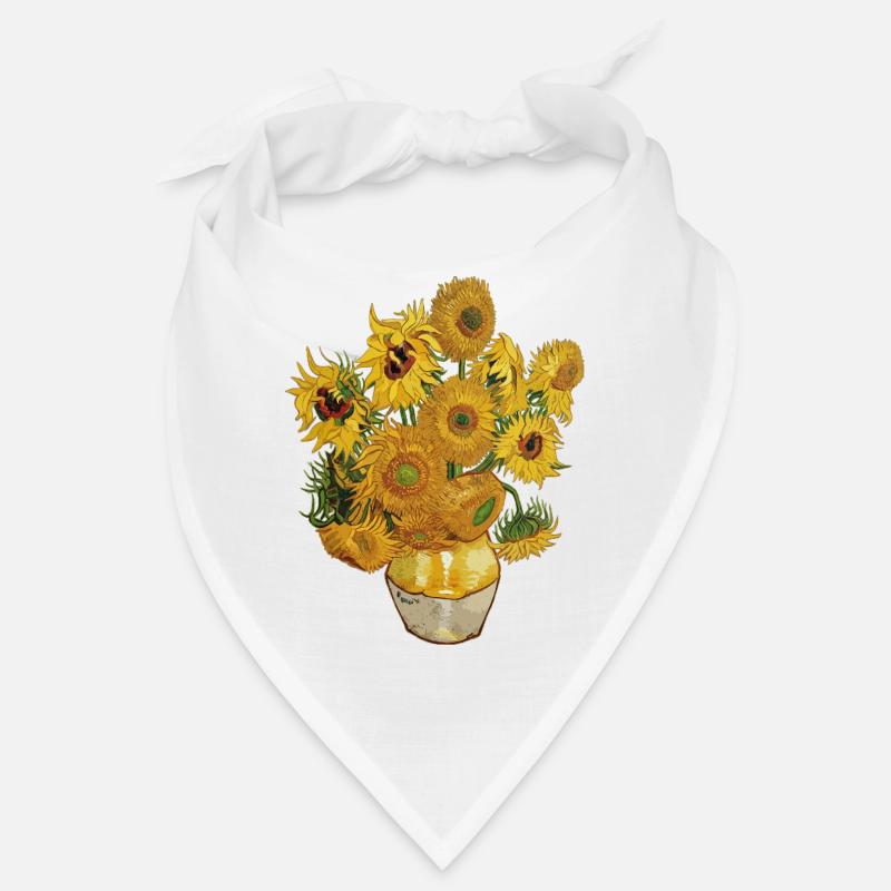 Sunflowers van Gogh Bandana