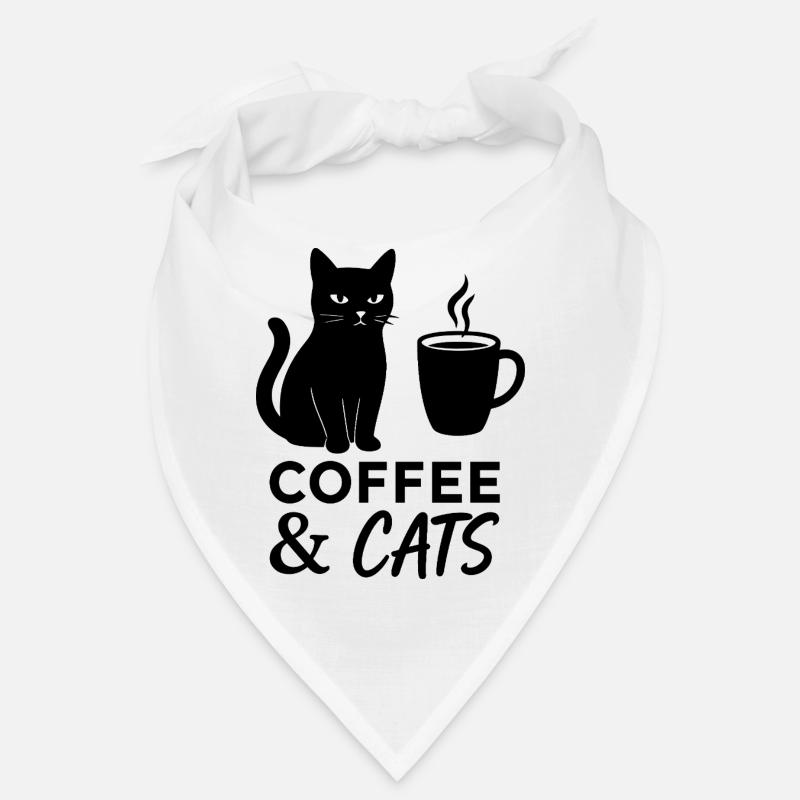 Chat de café Bandana