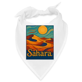 Sahara Wüstentraum - Bandana - Weiß - Vorne