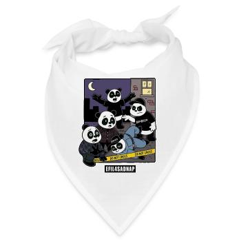 Pandas 4 Leben - Bandana - Weiß - Vorne