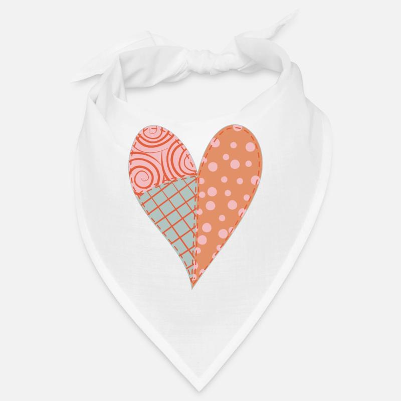 Patchwork Herz Nr. 4 Bandana