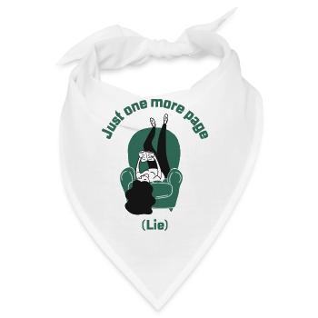 Nur noch eine (Lüge) - Bandana - Weiß - Vorne