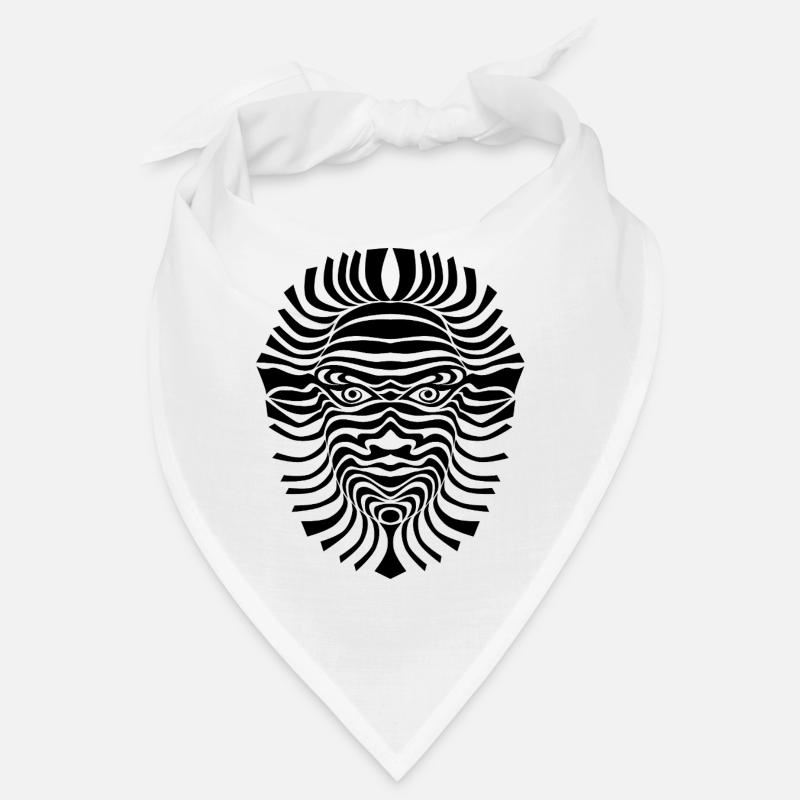 psy-chic psychedlic sixties good voodoo mask Bandana