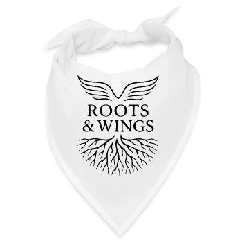 Roots & Wings - Freiheit und Herkunft - Bandana - Weiß - Vorne