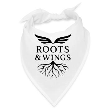 Roots & Wings - Freiheit und Herkunft - Bandana - Weiß - Vorne