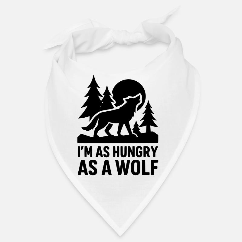 loup affamé affamé Bandana