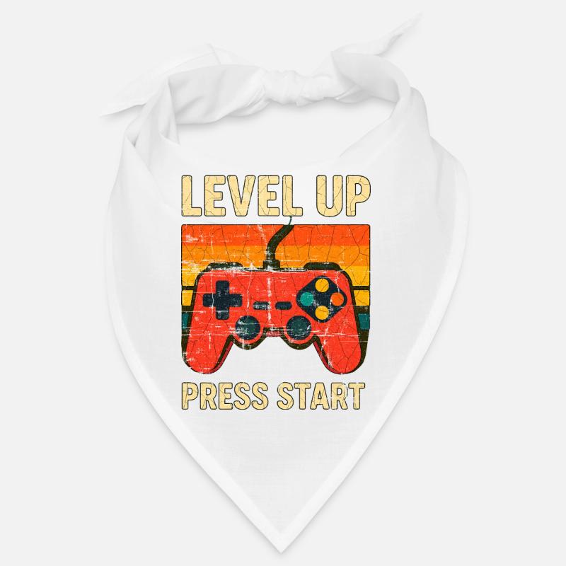 Level Up Retro Controller Art Bandana