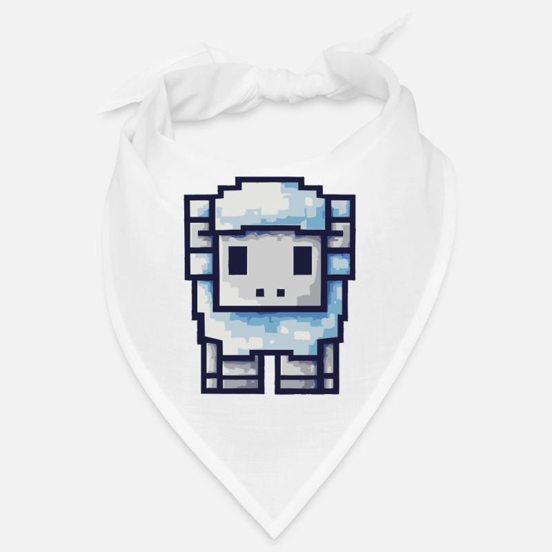 Pixel Sheep - Design rétro mignon Bandana