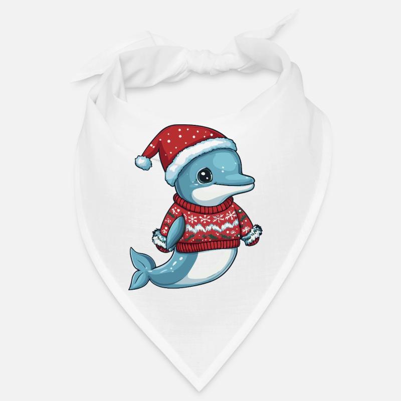Delfin Weihnachten Xmas Bandana
