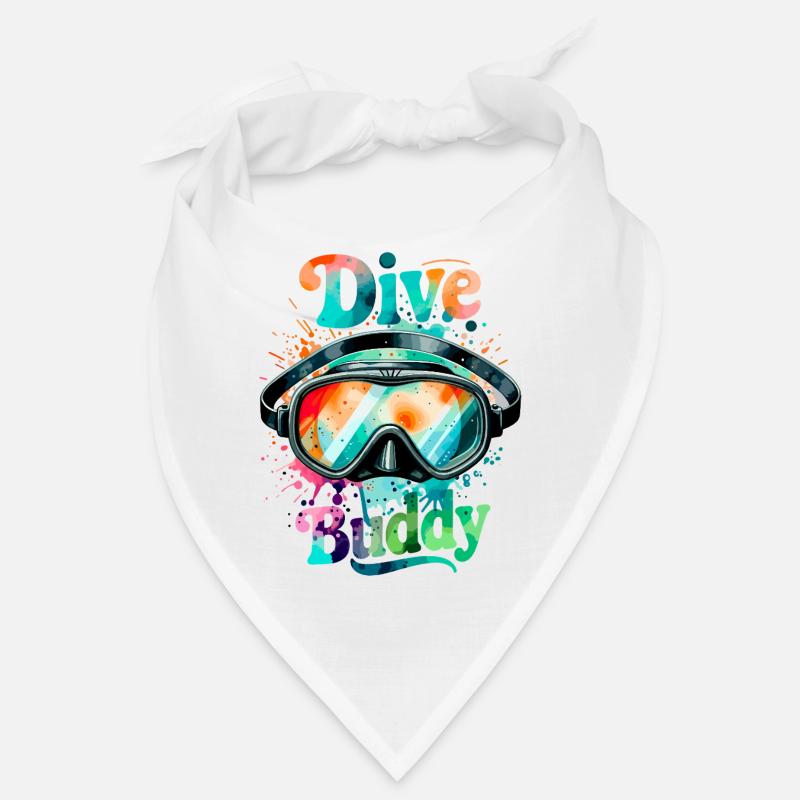Dive Buddy Taucherbrille - Bandana - Weiß