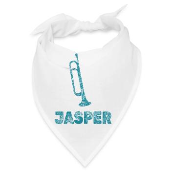 Jasper als Blasmusik - Bandana - Weiß - Vorne