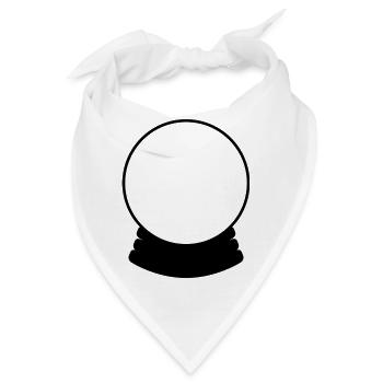 Kristallkugel - Bandana - Weiß - Vorne