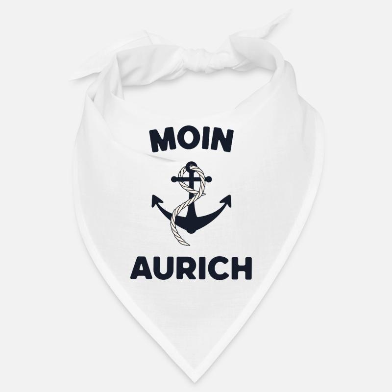 Moin Aurich – Maritimes Anker-Design Bandana