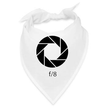 Apertur-f8 - Bandana - Weiß - Vorne