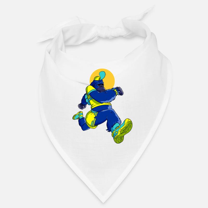 Blauer Gorillaläufer Bandana